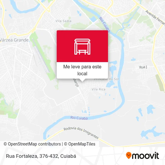 Rua Fortaleza, 376-432 mapa