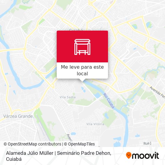 Alameda Júlio Müller | Seminário Padre Dehon mapa