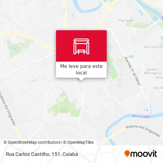 Rua Carlos Castilho, 151 mapa