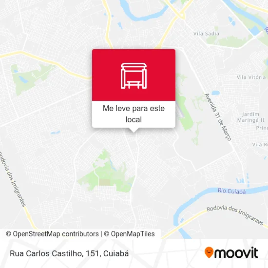 Rua Carlos Castilho, 151 mapa