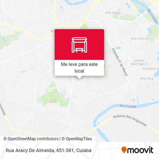 Rua Aracy De Almeida, 451-381 mapa