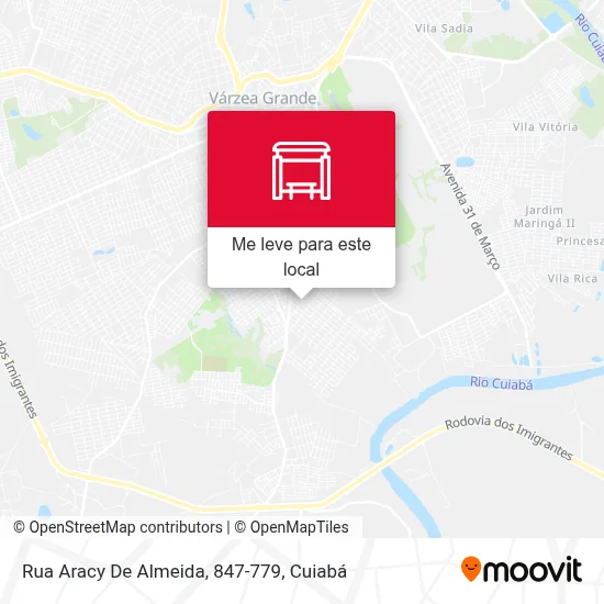 Rua Aracy De Almeida, 847-779 mapa