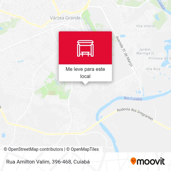 Rua Amilton Valim, 396-468 mapa