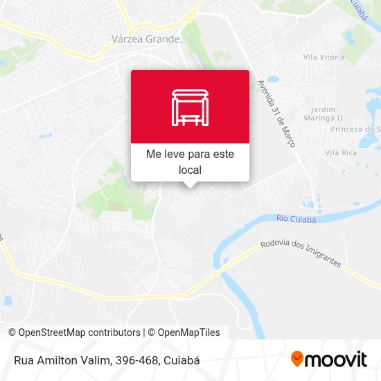 Rua Amilton Valim, 396-468 mapa