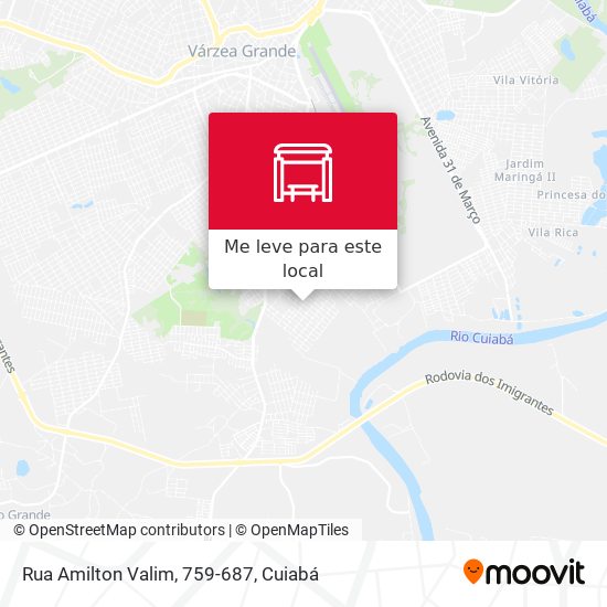 Rua Amilton Valim, 759-687 mapa