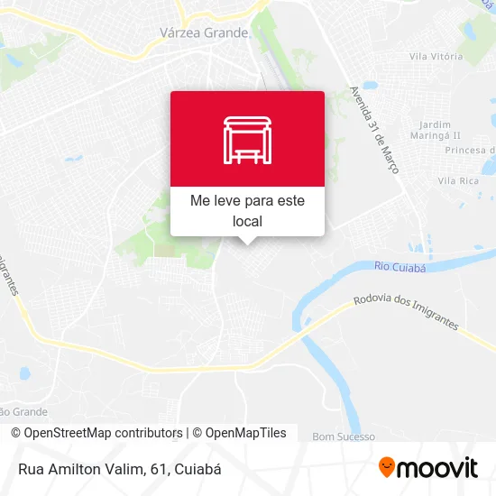 Rua Amilton Valim, 61 mapa