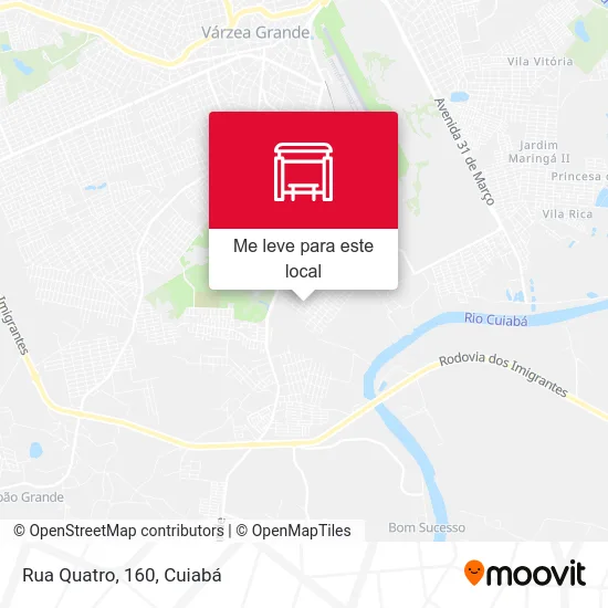 Rua Quatro, 160 mapa