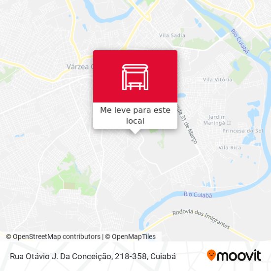 Rua Otávio J. Da Conceição, 218-358 mapa
