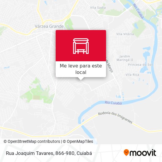Rua Joaquim Tavares, 866-980 mapa
