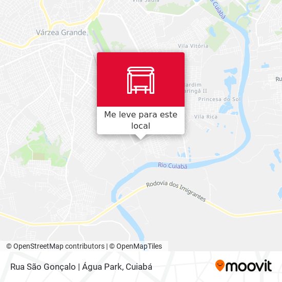Rua São Gonçalo | Água Park mapa