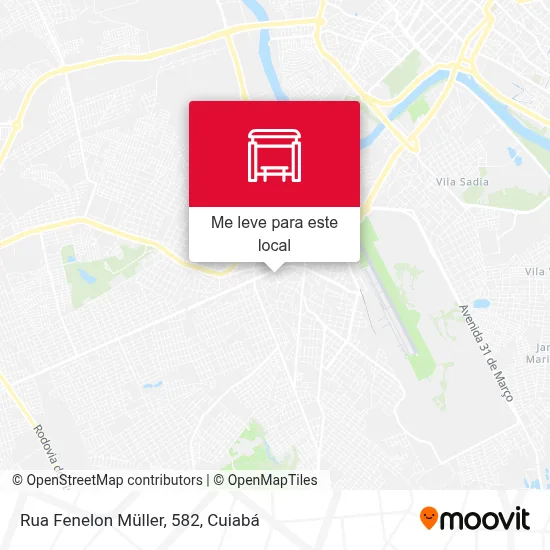 Rua Fenelon Müller, 582 mapa