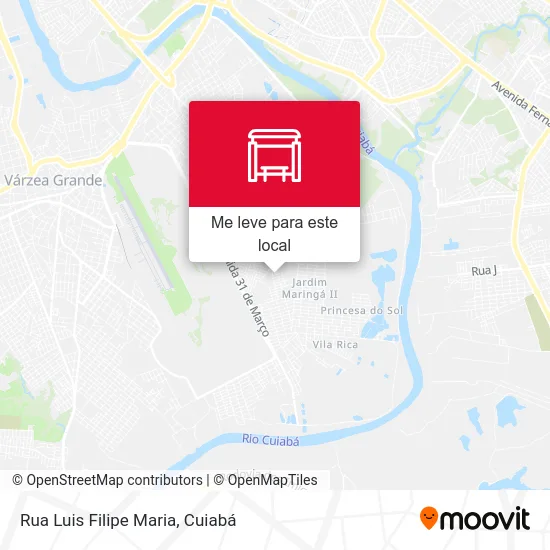 Rua Luis Filipe Maria mapa