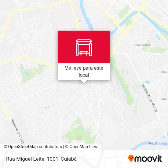 Rua Miguel Leite, 1001 mapa