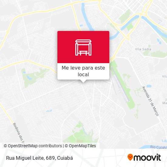 Rua Miguel Leite, 689 mapa