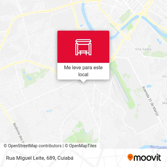Rua Miguel Leite, 689 mapa