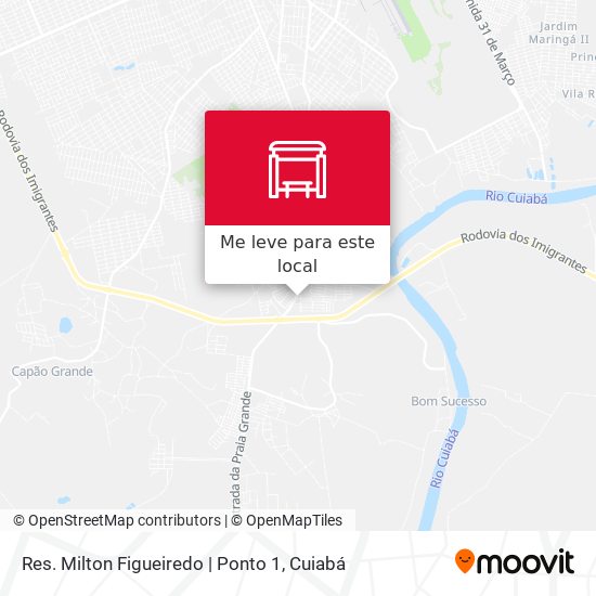 Res. Milton Figueiredo | Ponto 1 mapa