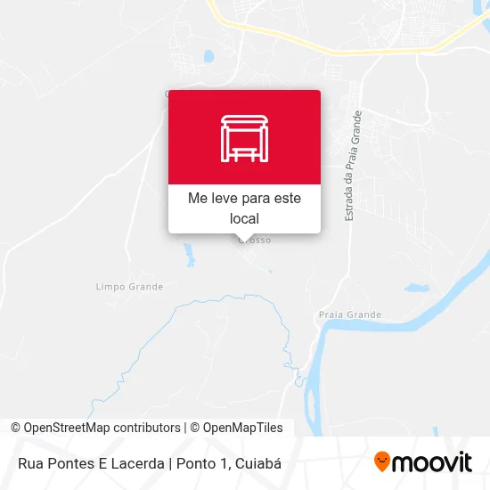 Rua Pontes E Lacerda | Ponto 1 mapa