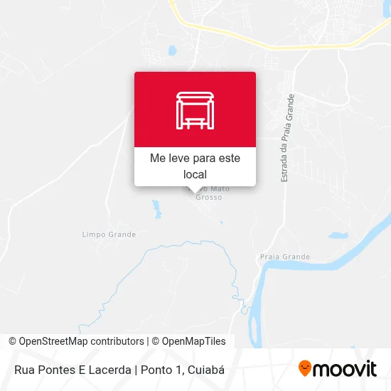 Rua Pontes E Lacerda | Ponto 1 mapa