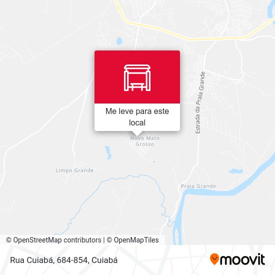 Rua Cuiabá, 684-854 mapa