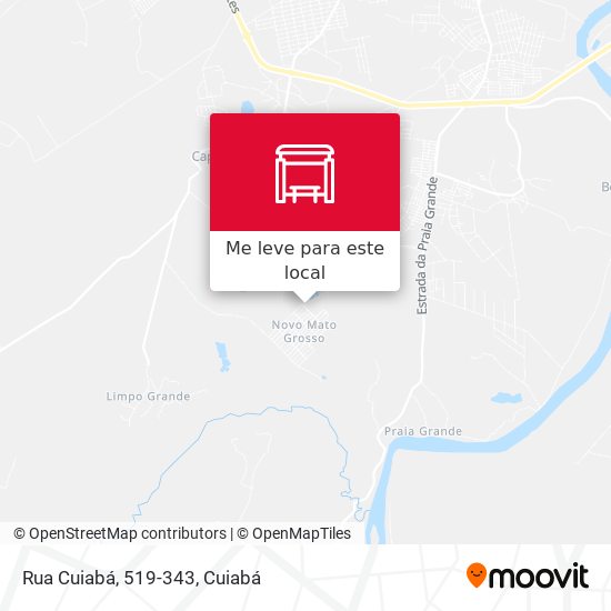 Rua Cuiabá, 519-343 mapa