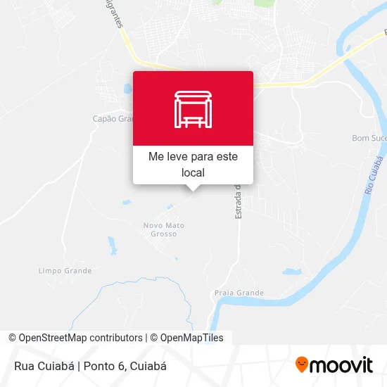 Rua Cuiabá | Ponto 6 mapa