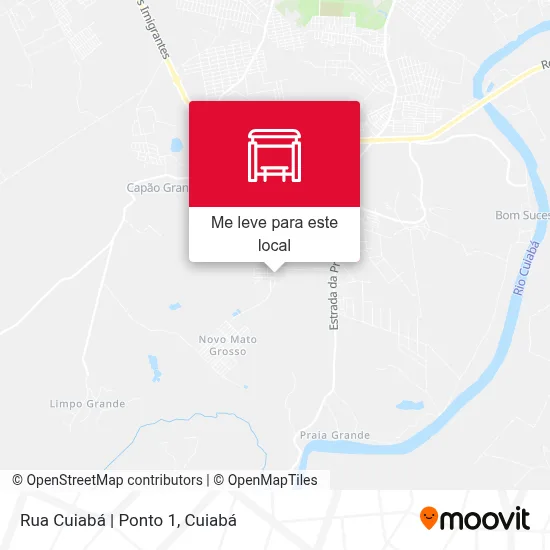 Rua Cuiabá | Ponto 1 mapa
