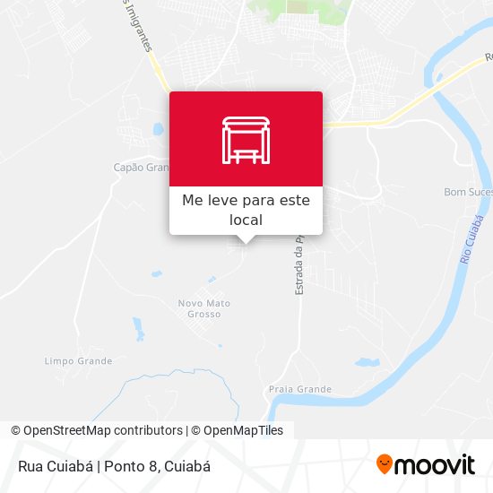 Rua Cuiabá | Ponto 8 mapa