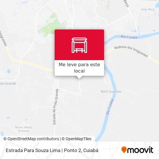 Estrada Para Souza Lima | Ponto 2 mapa
