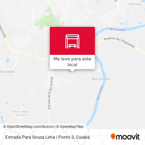 Estrada Para Souza Lima | Ponto 3 mapa