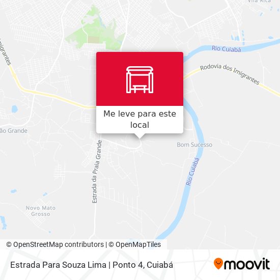 Estrada Para Souza Lima | Ponto 4 mapa