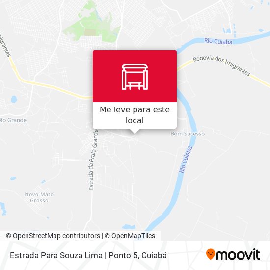 Estrada Para Souza Lima | Ponto 5 mapa