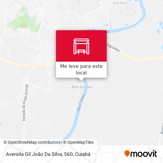 Avenida Gil João Da Silva, 560 mapa