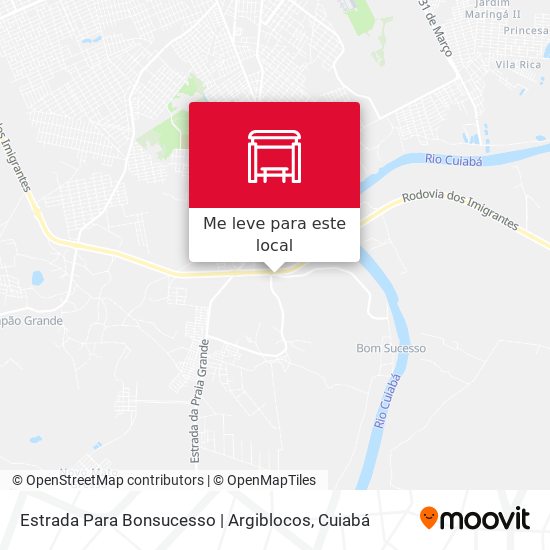 Estrada Para Bonsucesso | Argiblocos mapa
