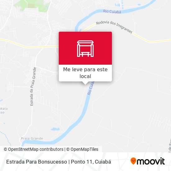 Estrada Para Bonsucesso | Ponto  11 mapa