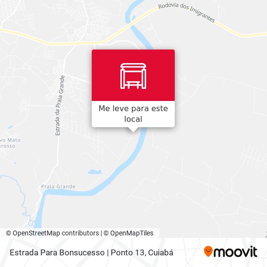 Estrada Para Bonsucesso | Ponto 13 mapa