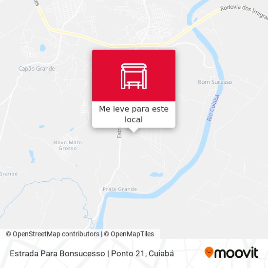 Estrada Para Bonsucesso | Ponto 21 mapa