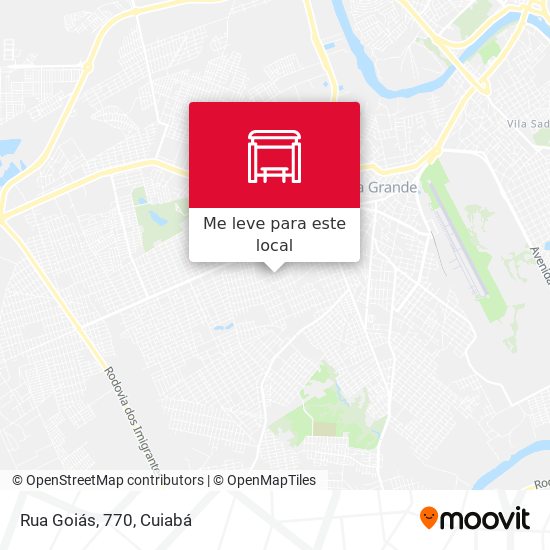 Rua Goiás, 770 mapa