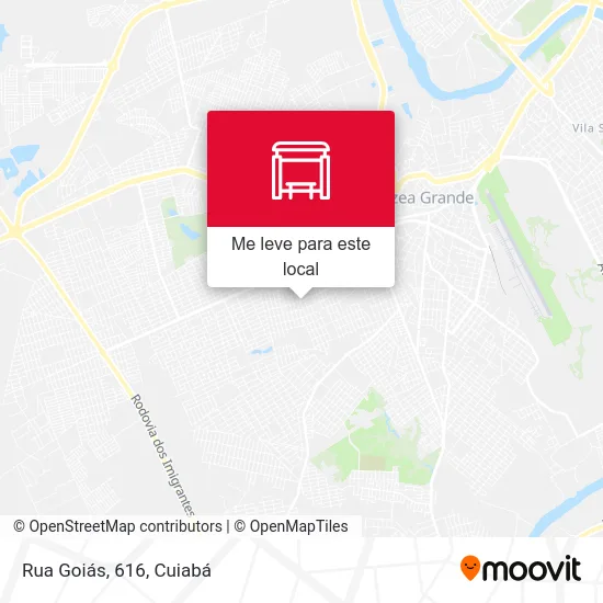 Rua Goiás, 616 mapa