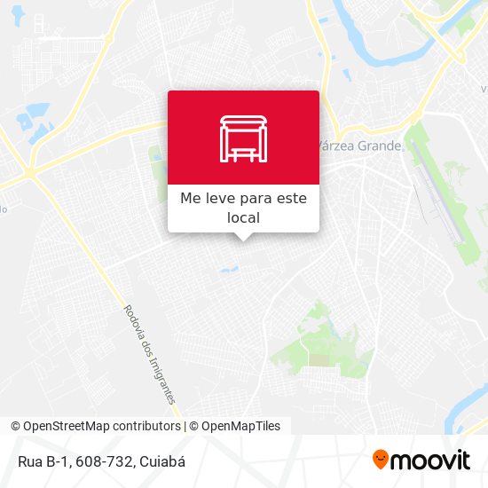 Rua B-1, 608-732 mapa