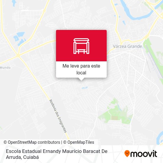 Escola Estadual Ernandy Maurício Baracat De Arruda mapa