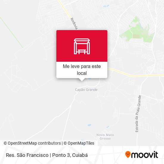 Res. São Francisco | Ponto 3 mapa