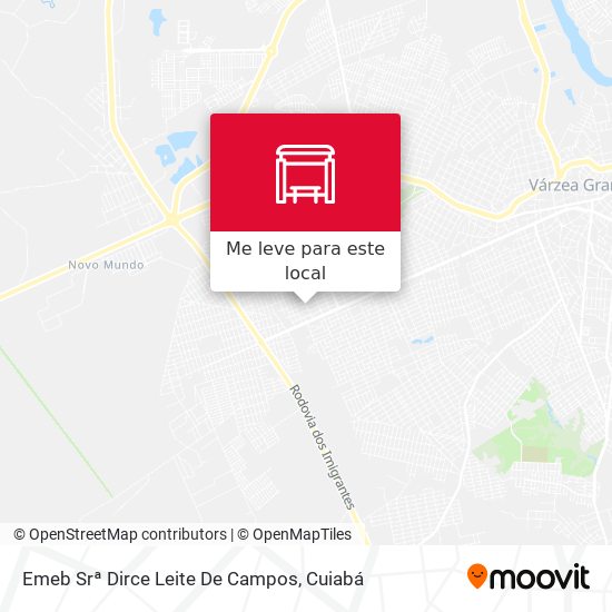 Emeb Srª Dirce Leite De Campos mapa