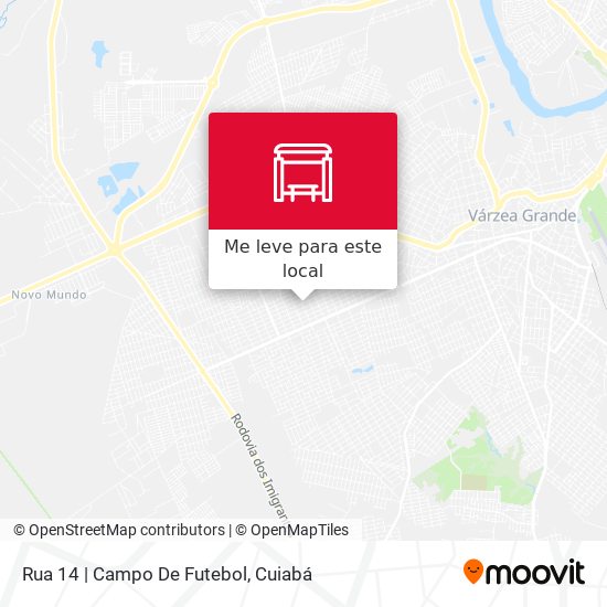 Rua 14 | Campo De Futebol mapa