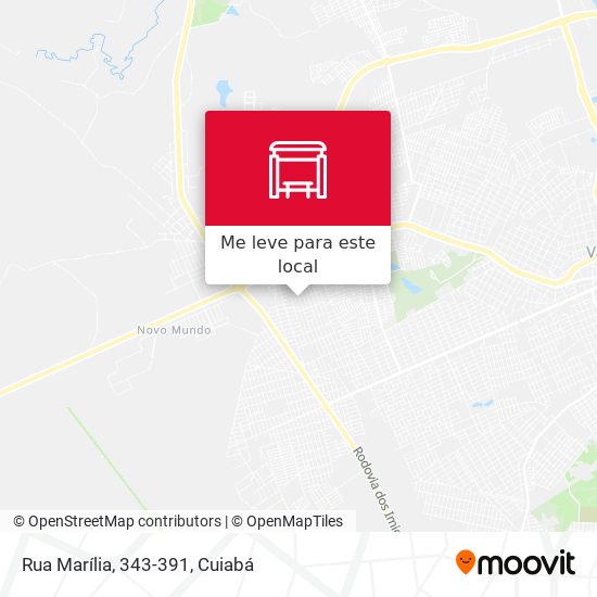 Rua Marília, 343-391 mapa