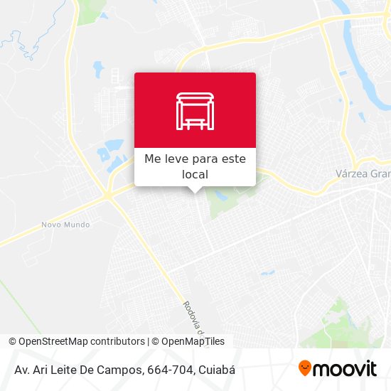 Av. Ari Leite De Campos, 664-704 mapa