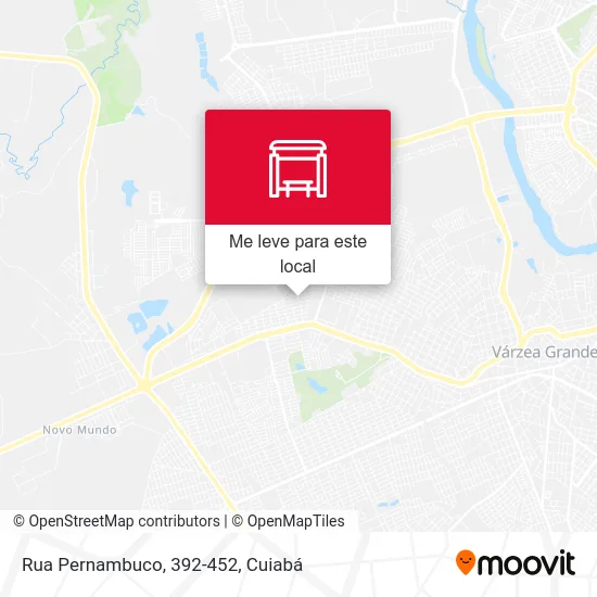 Rua Pernambuco, 392-452 mapa