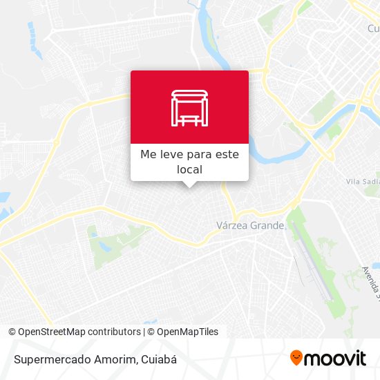 Supermercado Amorim mapa