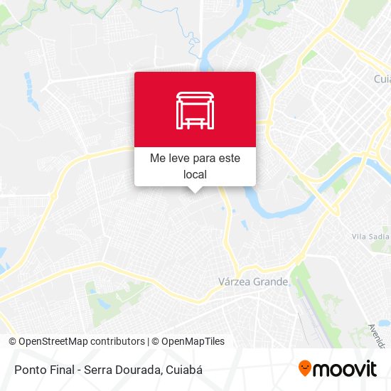 Ponto Final - Serra Dourada mapa