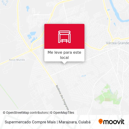 Supermercado Compre Mais | Marajoara mapa