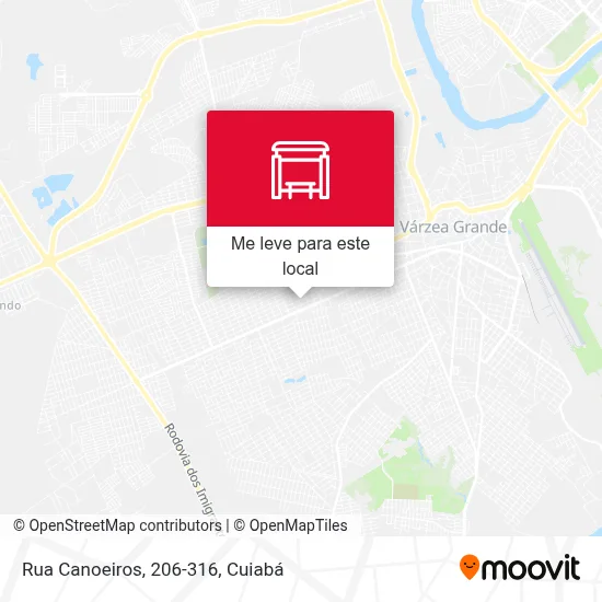 Rua Canoeiros, 206-316 mapa